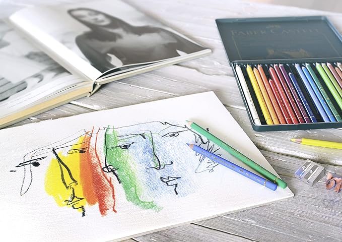 Faber-Castell Colour Pencils, Wooden Case Of 48